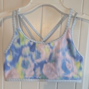 Girls Zyia Swim Top/Sports Bra Reversible Size 10